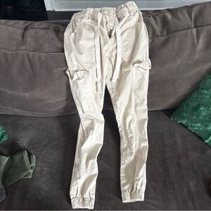 American Eagle Outfitters Light Tan Cargo Pants